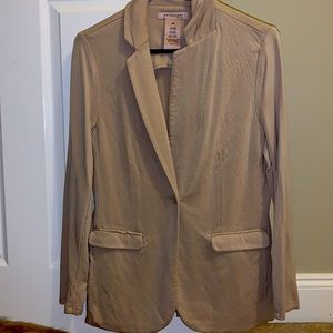 Tan cotton blazer